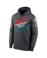 Men's Nike Anthracite Kansas City Chiefs Vs. Miami Dolphins 2023 Frankfurt Game Pullover Hoodie