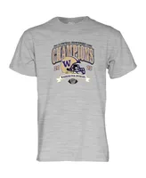 Men's Blue 84 Gray Washington Huskies 2023 Pac-12 Football Conference Champions T-shirt