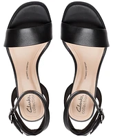 Clarks Women's AmberLyn Bay Ankle-Strap Block-Heel Sandals