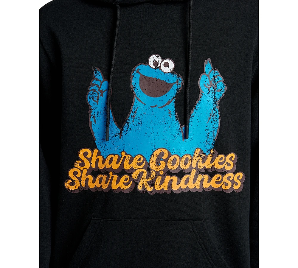 Kenneth Cole X Sesame Street Men's Slim Fit Cookie Monster Hoodie