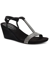 Style & Co Women's Mulan Embellished Wedge Sandals, Created Macy's