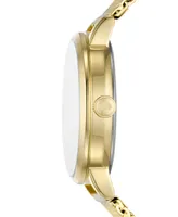 kate spade new york Women's Metro Three Hand Gold-Tone Stainless Steel Watch 34mm