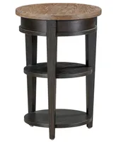 Dawnwood 18" Wood Round Chairside Table, Created for Macy's