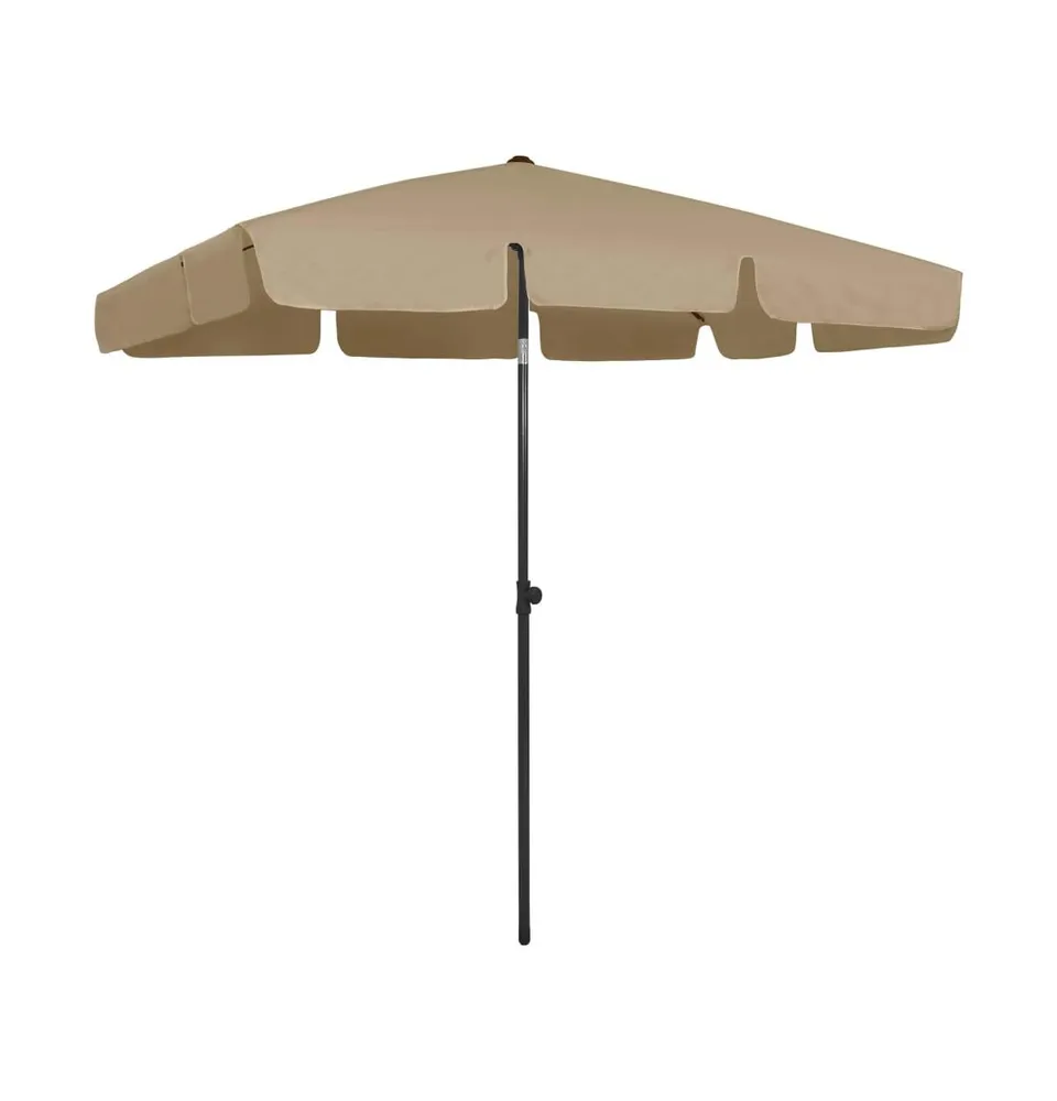 Beach Umbrella Taupe 78.7"x49.2"