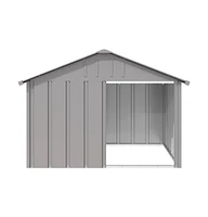 Dog House Gray 45.9"x40.6"x32.1" Galvanized Steel