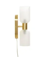 Ink + Ivy Dove Double Tube 2-Light Wall Sconce