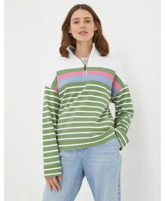 Fat Face Women's Relaxed Airlie Stripe Sweatshirt