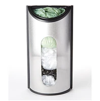 Grocery Bag Holder - Plastic Bag Organizer - Stainless Steel Grocery Bags Holder with Easy-Access Opening