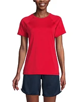 Lands' End Women's School Uniform Short Sleeve Active Tee