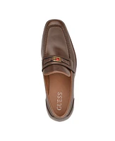 Guess Men's Handle Square Toe Slip On Dress Loafers