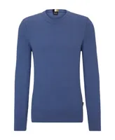 Boss by Hugo Men's Micro-Structured Crew-Neck Sweater