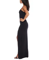 B Darlin Juniors' Square-Neck Sleeveless Gown