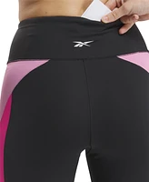 Reebok Women's Active Lux High-Rise Colorblocked Tights