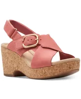 Clarks Women's Giselle Dove Wedge Sandals