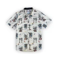 Baja Llama Men's Treehouse - 7-seas Button Up Shirt