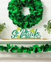 Glitzhome 16" L St. Patrick's Metal Table Decor