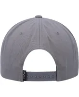 Men's Rvca Gray Standard Issue Snapback Hat