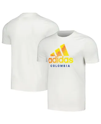 Men's adidas White Colombia National Team 2024 Dna T-shirt