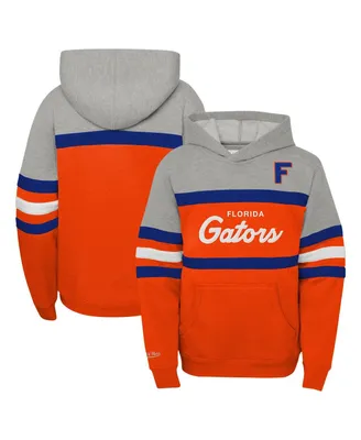 Big Boys Mitchell & Ness Orange Florida Gators Head Coach Hoodie