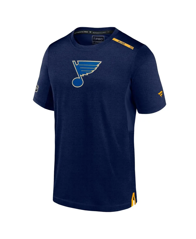 Men's Fanatics Navy St. Louis Blues Authentic Pro Performance T-shirt