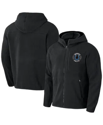 Men's Nfl x Darius Rucker Collection by Fanatics Black Indianapolis Colts Sherpa Full-Zip Hoodie