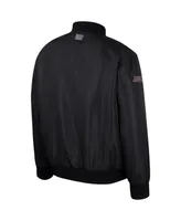 Men's Colosseum Black Texas A&M Aggies Full-Zip Bomber Jacket