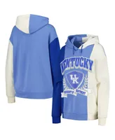 Women's Gameday Couture Royal Kentucky Wildcats Hall of Fame Colorblock Pullover Hoodie