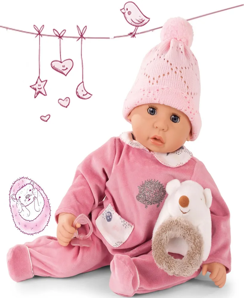 Gotz Cookie Hedgehog Soft Baby Doll In Pink