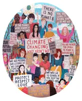 Eeboo Piece Love Climate Action Round Puzzle