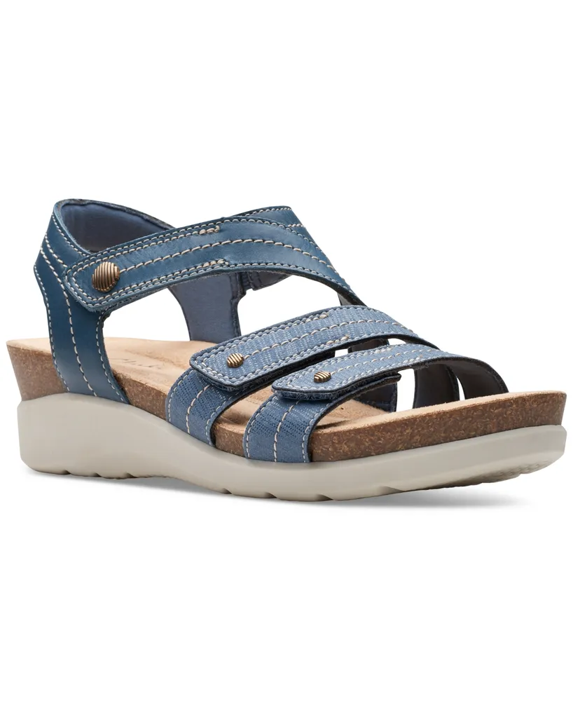 Clarks Women's Calenne Clara Strappy Wedge Sandals