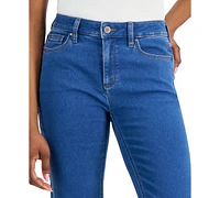 Jones New York Petite Lexington Mid-Rise Straight-Leg Jeans