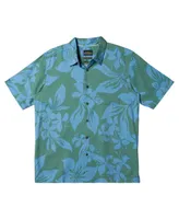 Quiksilver Waterman Men's Big Island Short Sleeve Shirt