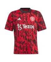 Big Boys adidas Red Manchester United 2023/24 Pre-Match Top