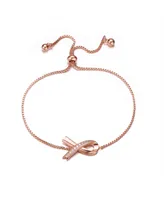 Gigi Girl Stunning Teens/Young Adults 18K Rose Gold Plated Infinity Love Adjustable Bracelet