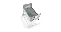 Baby Height Adjustable Bassinet w/ Washable Mattress-Grey