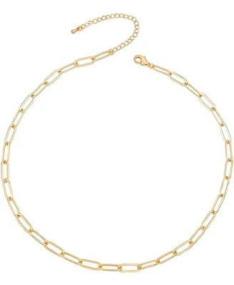 GiGiGirl Stylish Teens/Young Adults 14k Gold Plated Cable Link Chain Adjustable Necklace