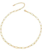 GiGiGirl Stylish Teens/Young Adults 14k Gold Plated Cable Link Chain Adjustable Necklace