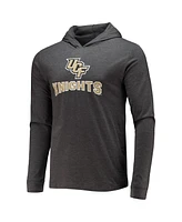 Men's Concepts Sport Black, Heather Charcoal Ucf Knights Meter Long Sleeve Hoodie T-shirt and Jogger Pajama Set