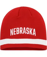 Men's adidas Scarlet Nebraska Huskers Wordmark Beanie