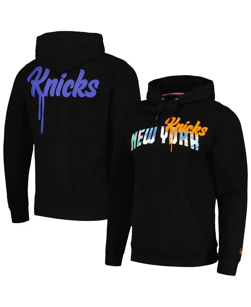 Men's Black New York Knicks Big & Tall Heart & Soul Pullover Hoodie