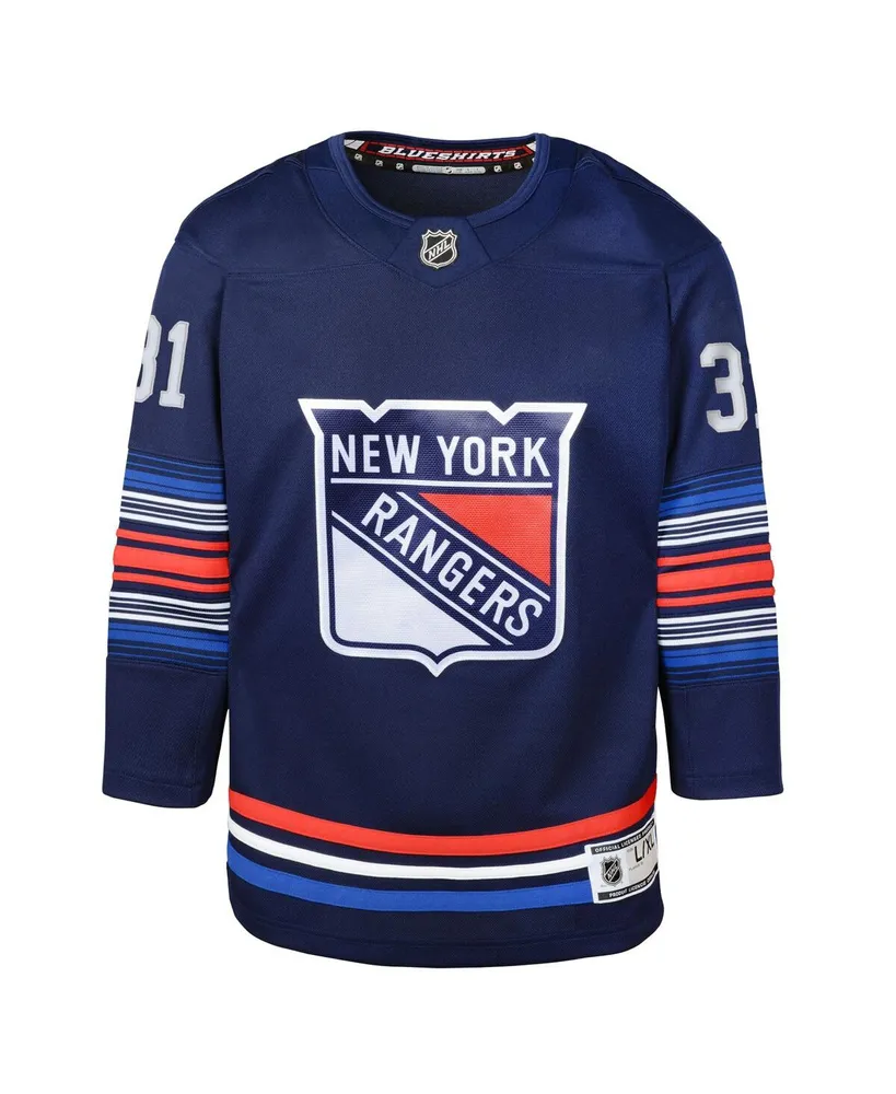 Big Boys Igor Shesterkin Navy New York Rangers Alternate Premier Player Jersey