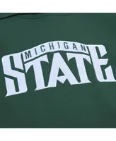 Men's Mitchell & Ness Green Michigan State Spartans 125th Basketball Anniversary Team Origins Pullover Hoodie