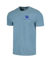 Men's Light Blue Kentucky Wildcats State Scenery Comfort Colors T-shirt