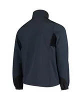 Men's Dunbrooke Navy Seattle Seahawks Circle Softshell Fleece Full-Zip Jacket