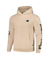 Men's and Women's The Wild Collective Cream Carolina Panthers Heavy Block Pullover Hoodie