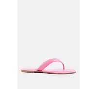 Tolpo Square Toe Thong Flats