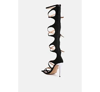 Gossip Dramatic Strappy Stiletto Heels Sandals