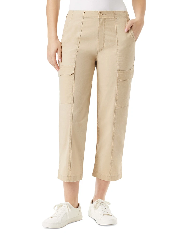 Bass Outdoor Women's Split-Hem Cropped Cargo Pants