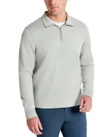 Kenneth Cole Men's Stretch Textured-Knit Quarter-Zip Performance Sweatshirt