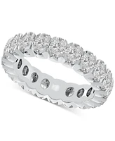 Diamond Oval-Cut Eternity Band (4 ct. t.w.) 14k Gold (Also Platinum)